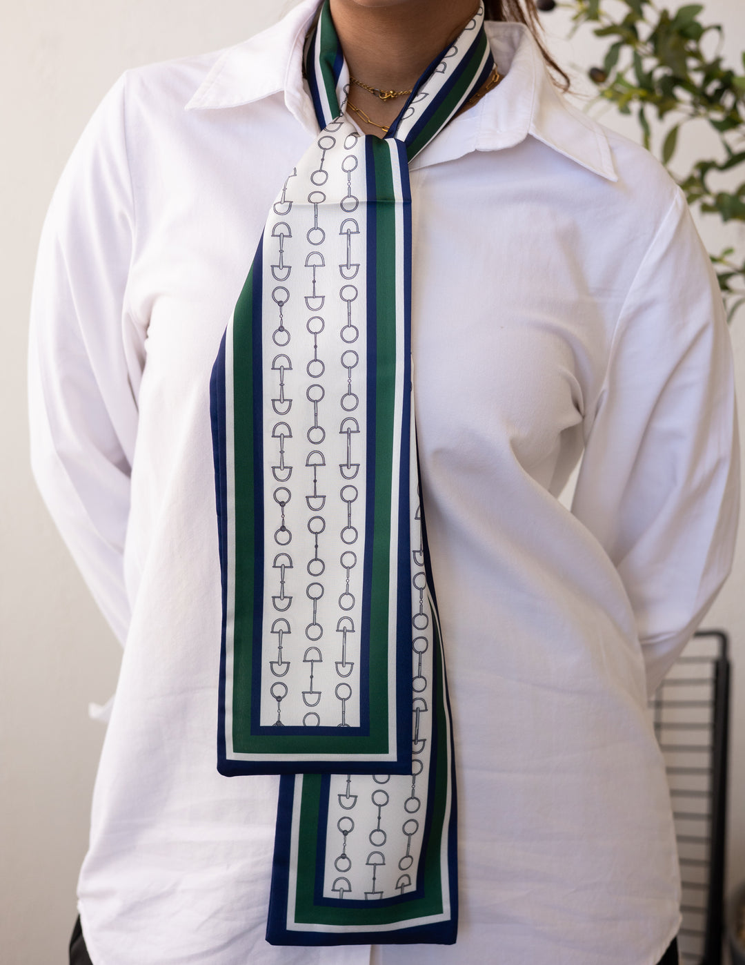 Emerald Links Caravate Scarf