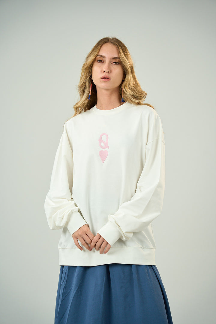 White Queen Crewneck