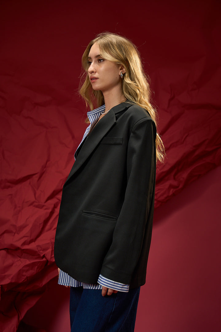 Half and Half Blazer