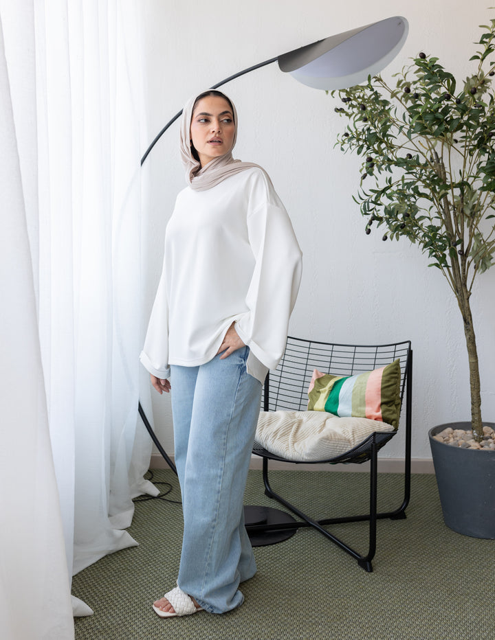 White Basic T-shirt