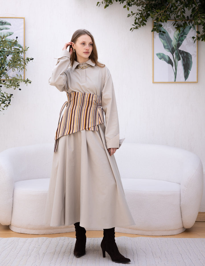 Eastern Shades Of Beige Belt