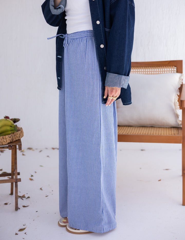 Pajama Pants - Stripes Blue