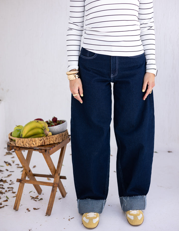 Basic Denim Jeans Dark blue