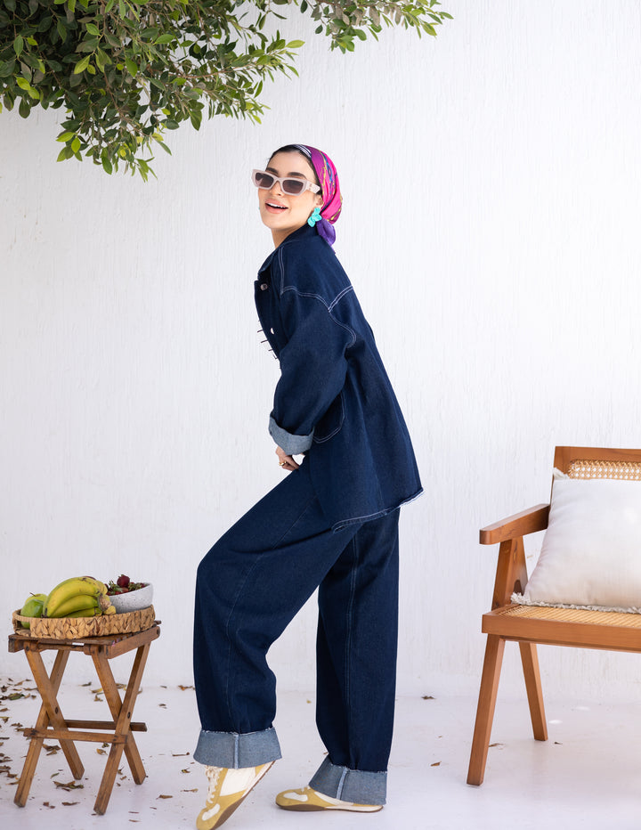 Basic Denim Jeans Dark blue