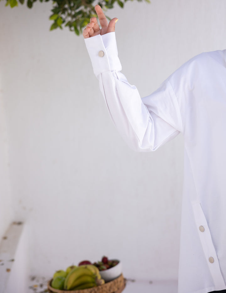 White Buttons Shirt
