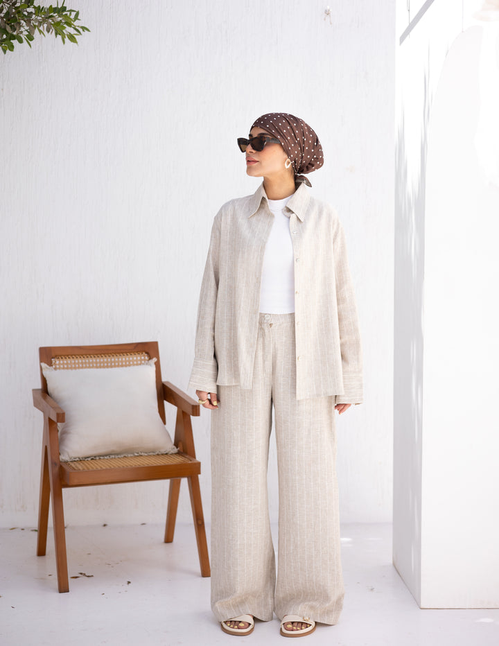 Linen Stripes Shirt