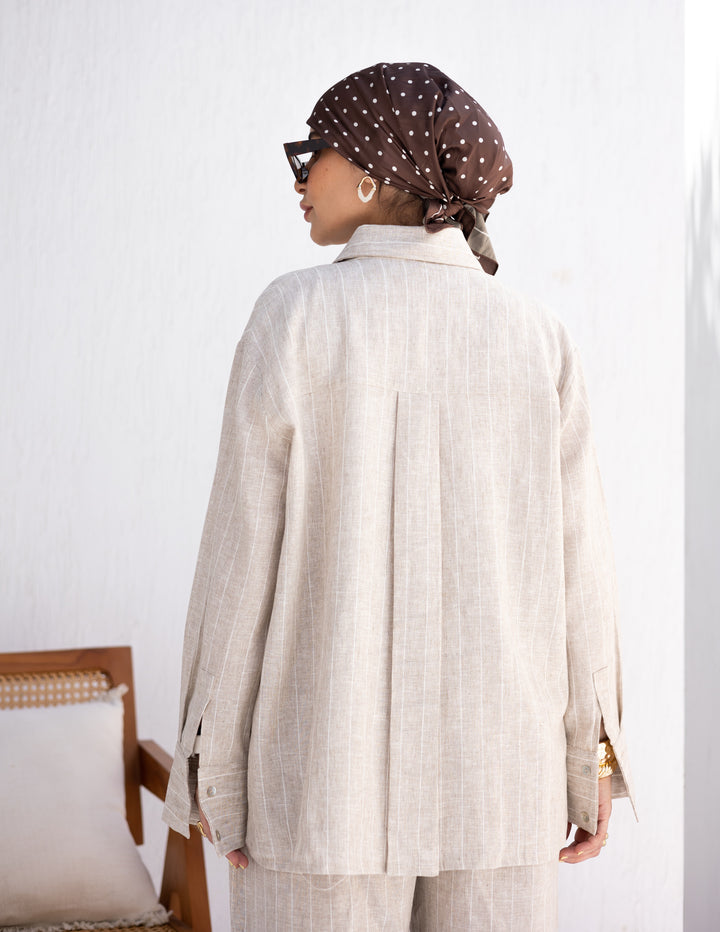 Linen Stripes Shirt