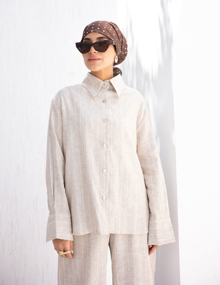 Linen Stripes Shirt