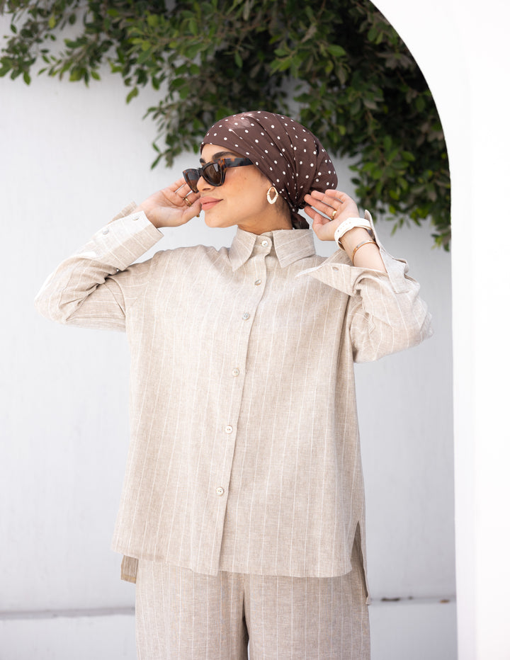 Linen Stripes Shirt