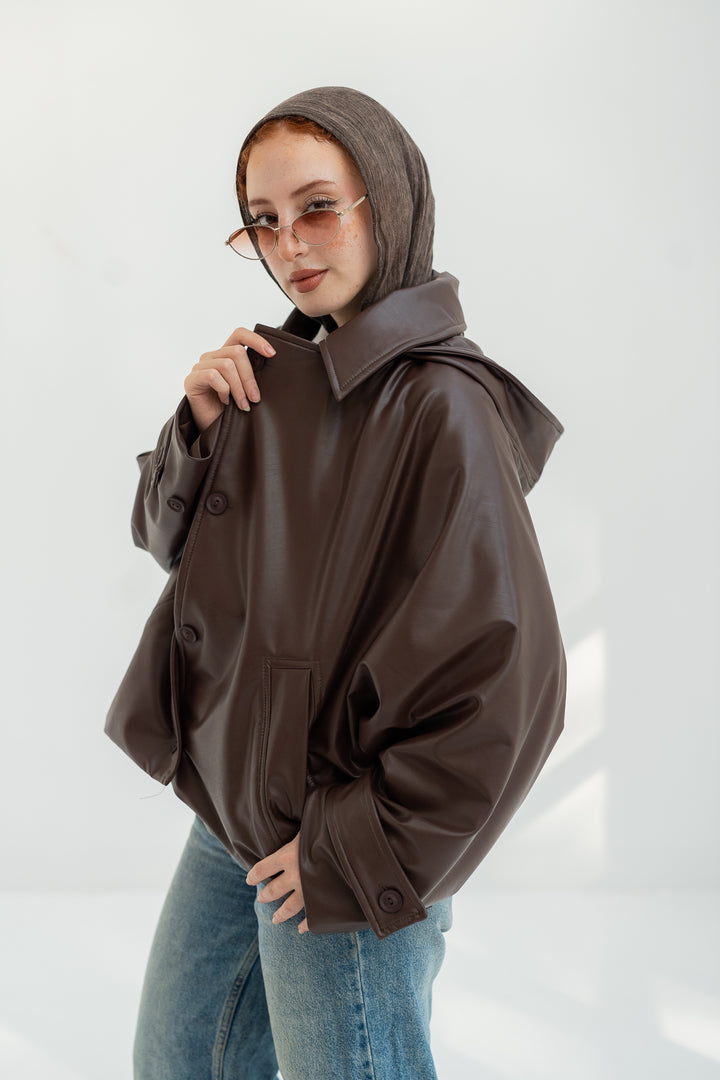 The Edge Leather - Chocolate Brown