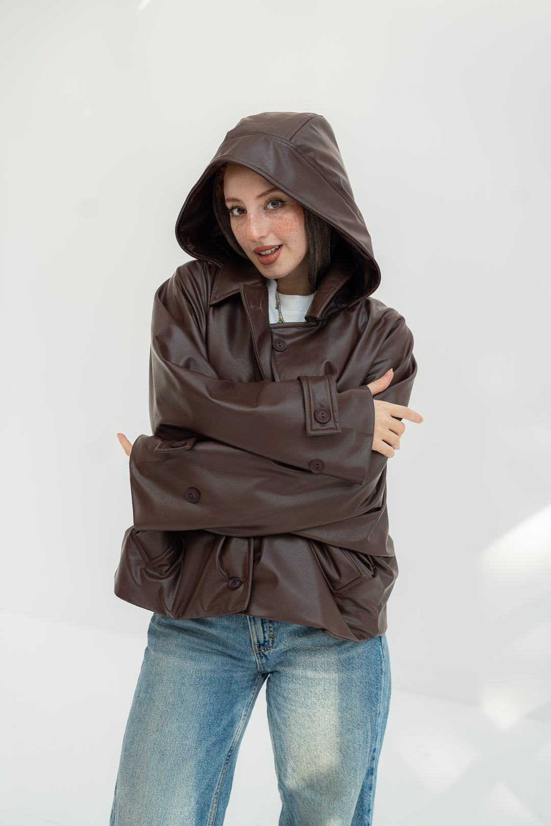 The Edge Leather - Chocolate Brown