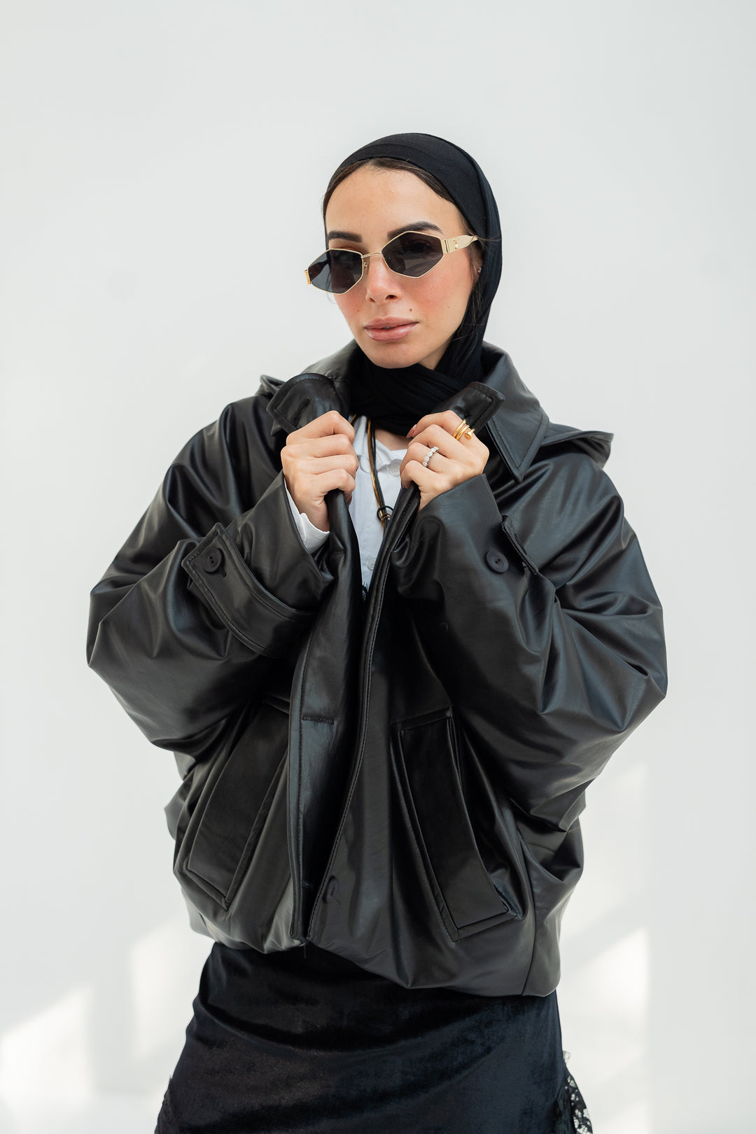 The Edge Leather - Noir