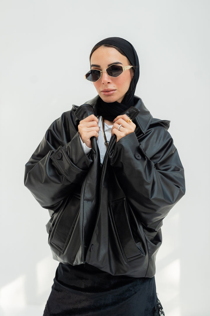 The Edge Leather - Noir