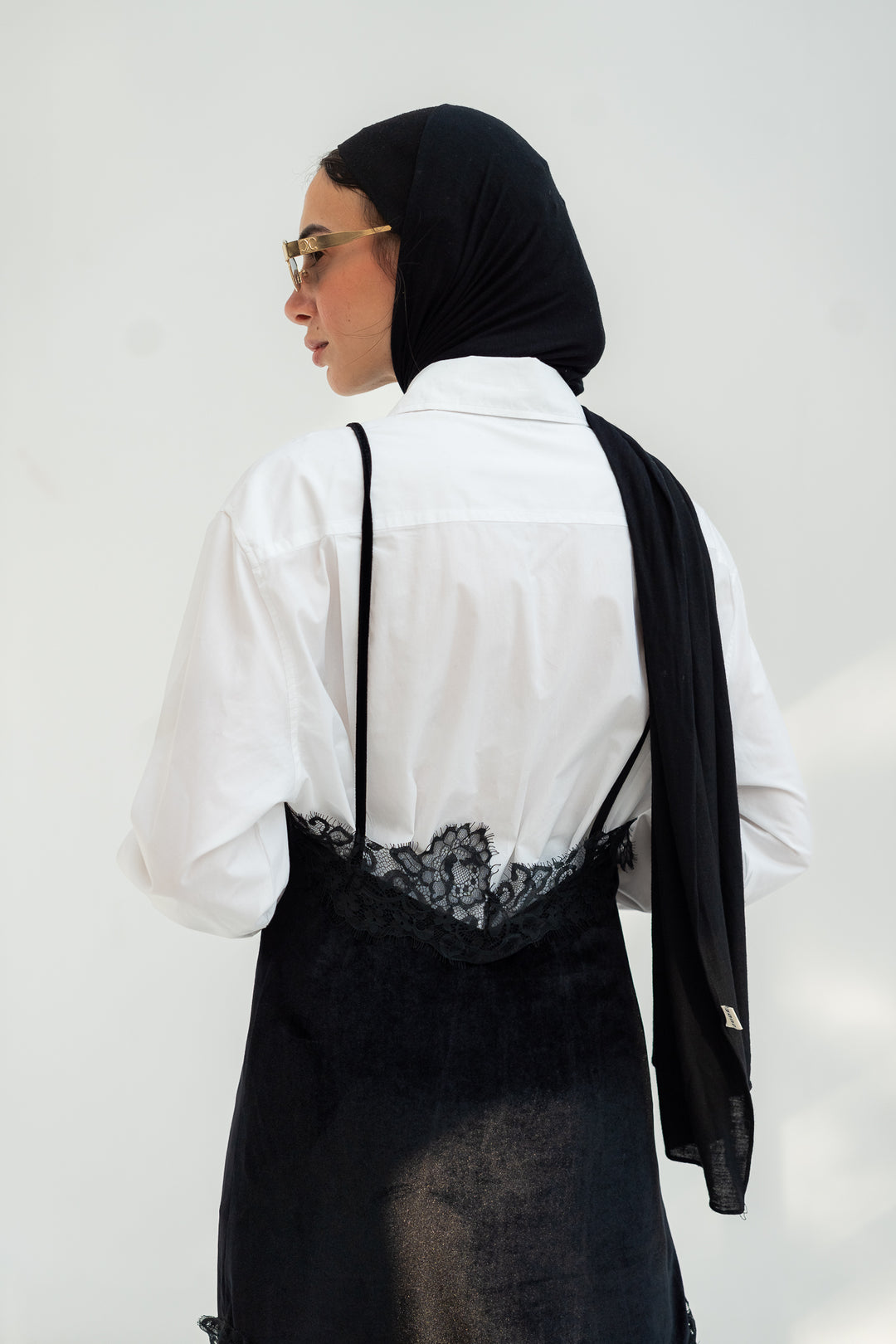 Velvet Lace Top Dress