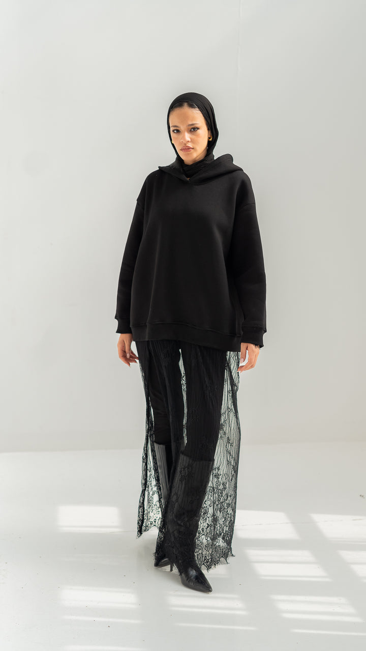 The Statement Hoodie - Noir