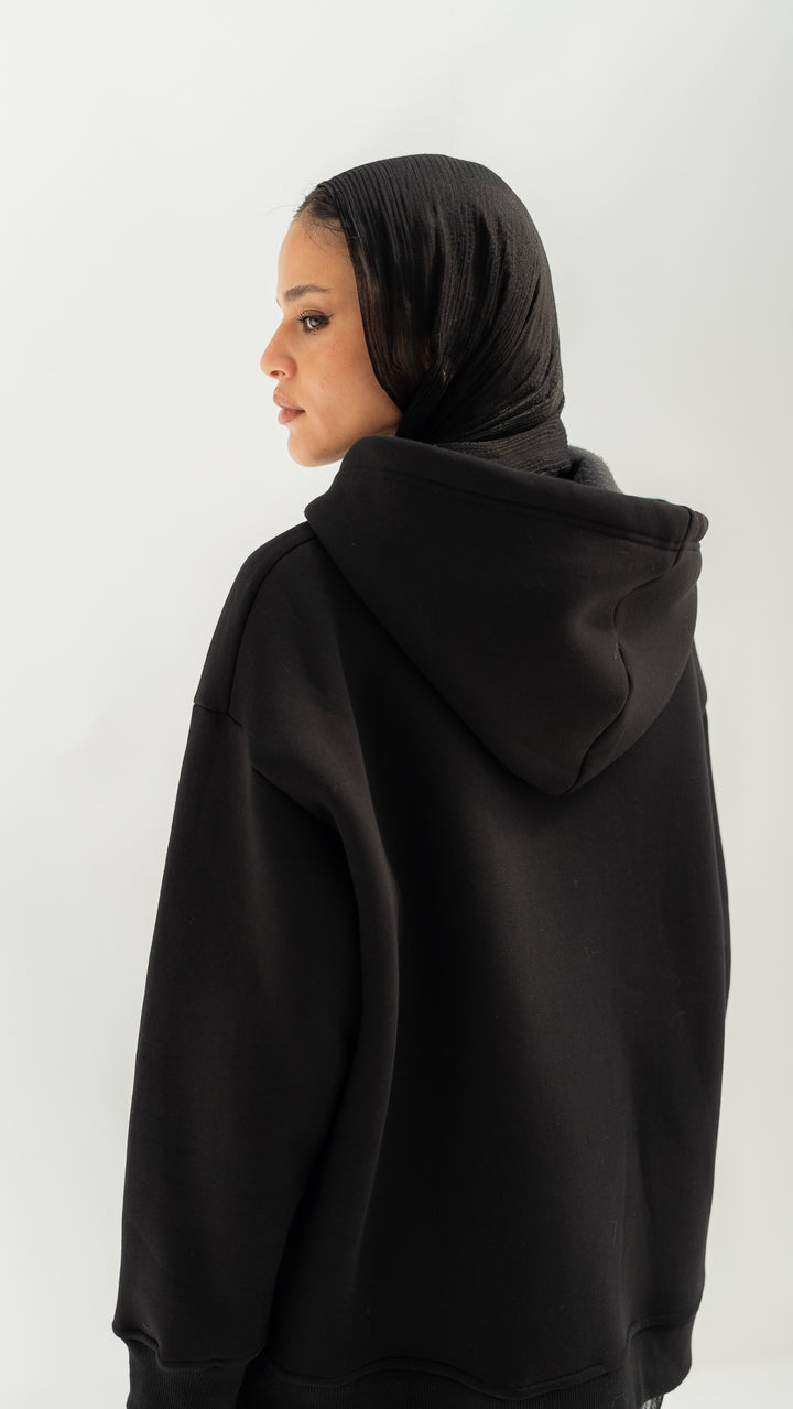 The Statement Hoodie - Noir