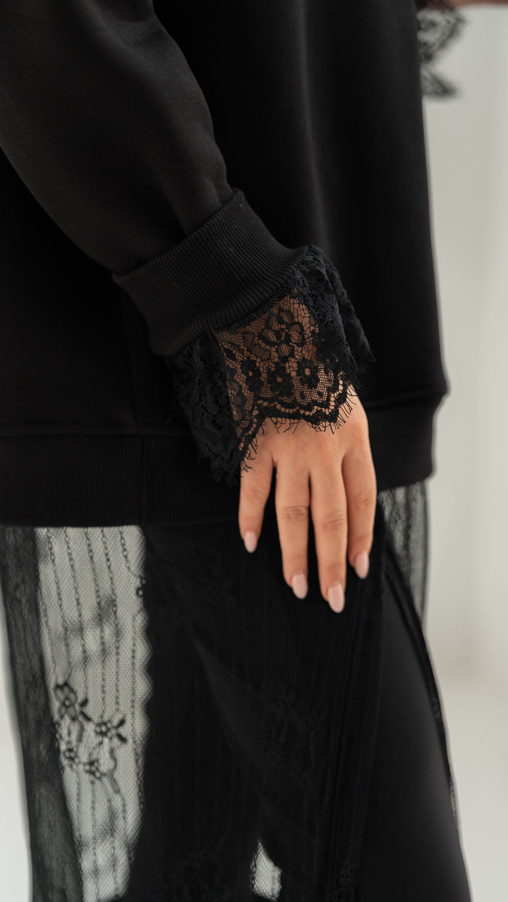 The Statement Hoodie - Noir