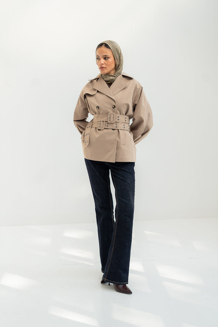 The Trench Statement - Nude Beige