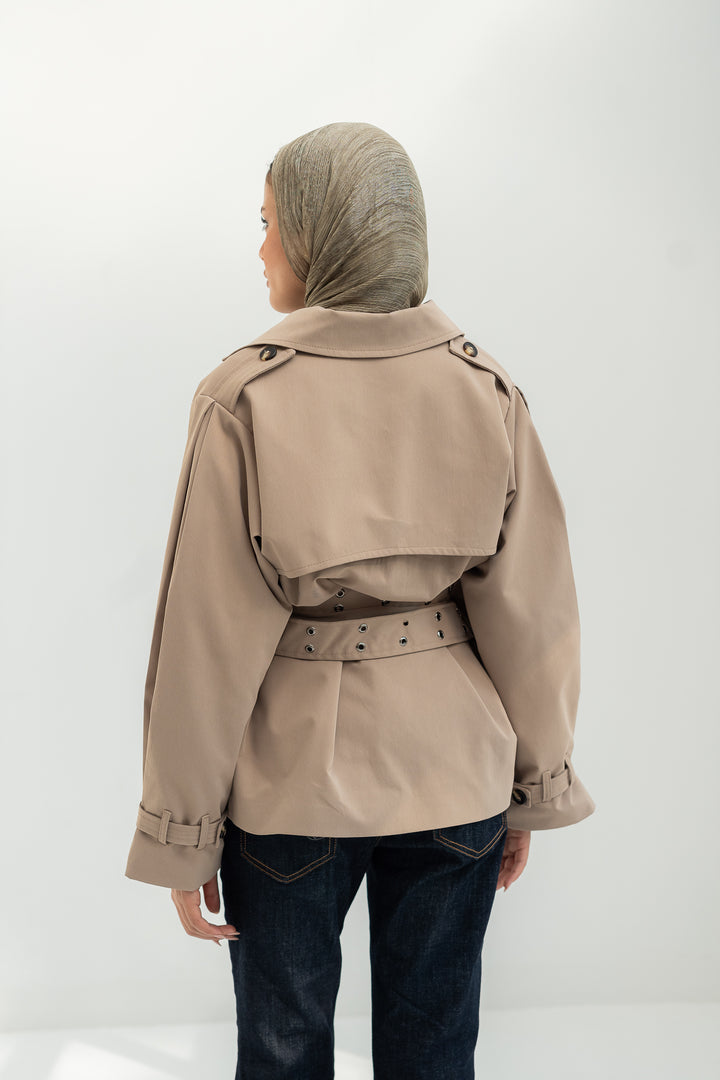 The Trench Statement - Nude Beige