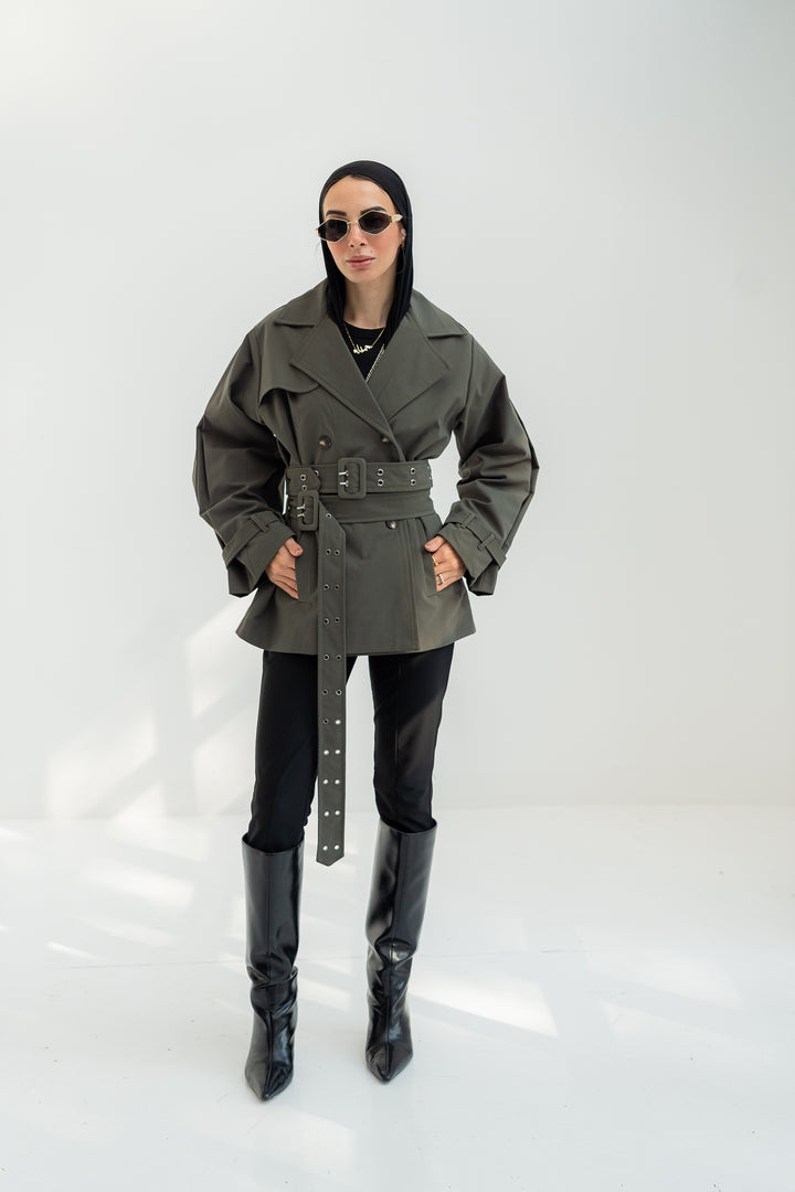 The Trench Statement - Olive