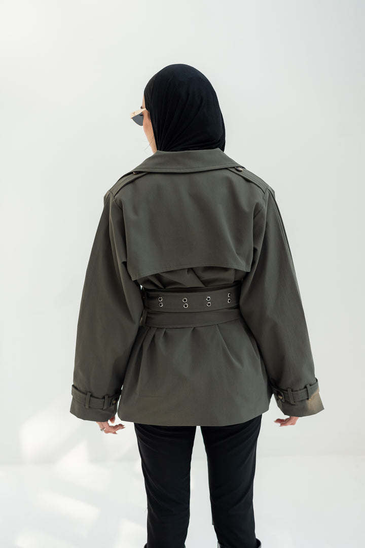 The Trench Statement - Olive