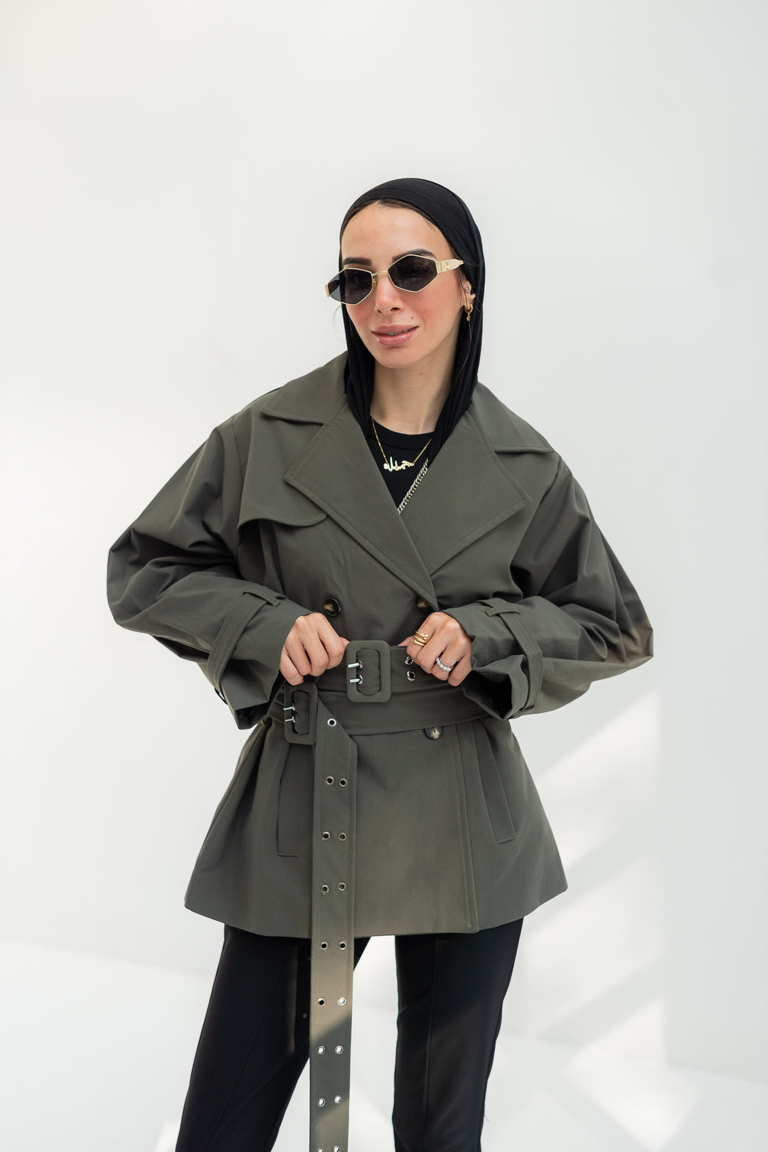 The Trench Statement - Olive
